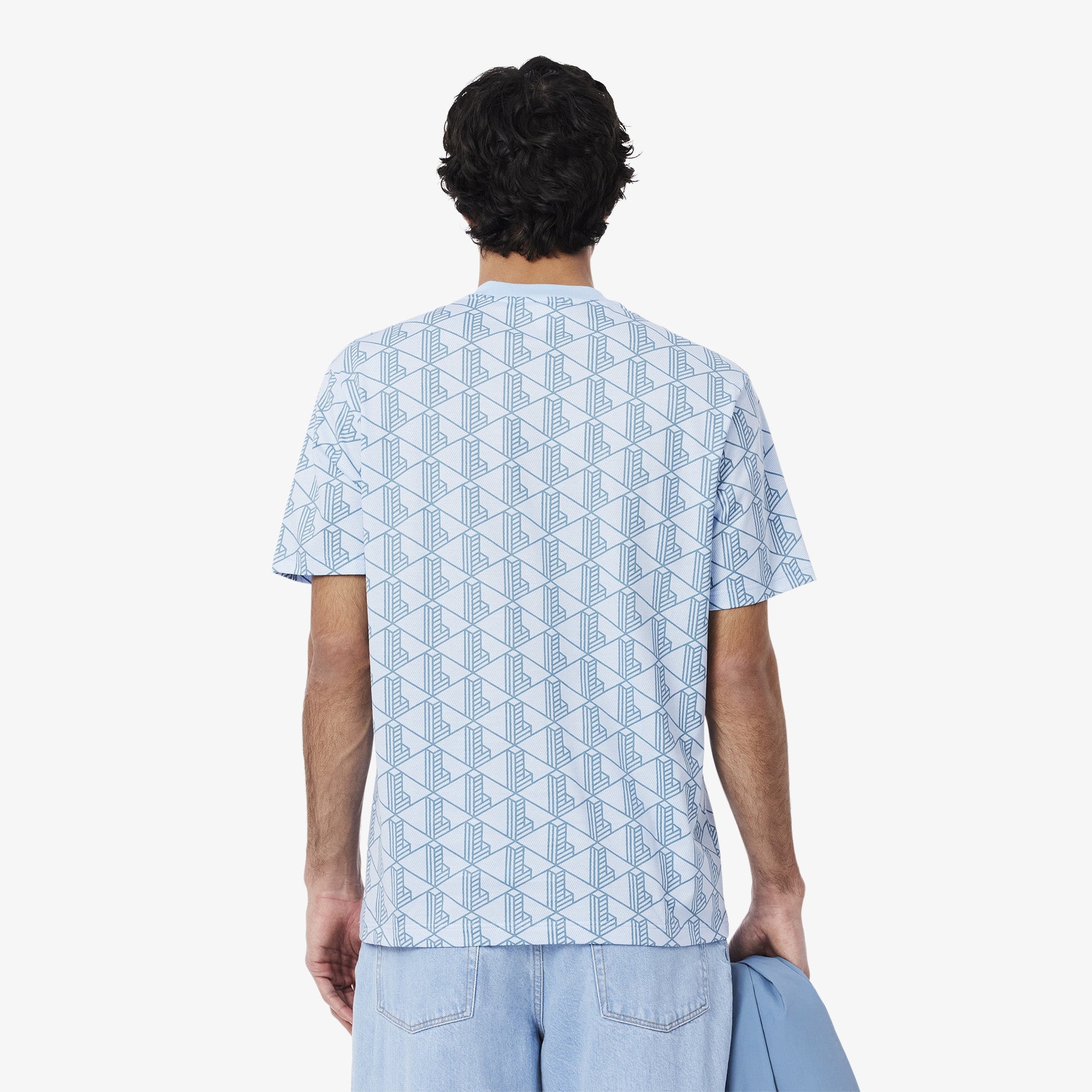 Lacoste T Shirt Th2831 Sky Azul_shot3