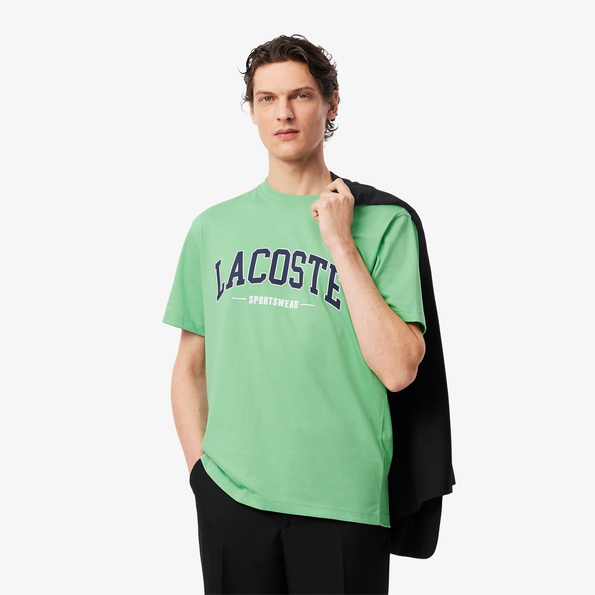Lacoste T Shirt Th6565 Green Verde_shot1