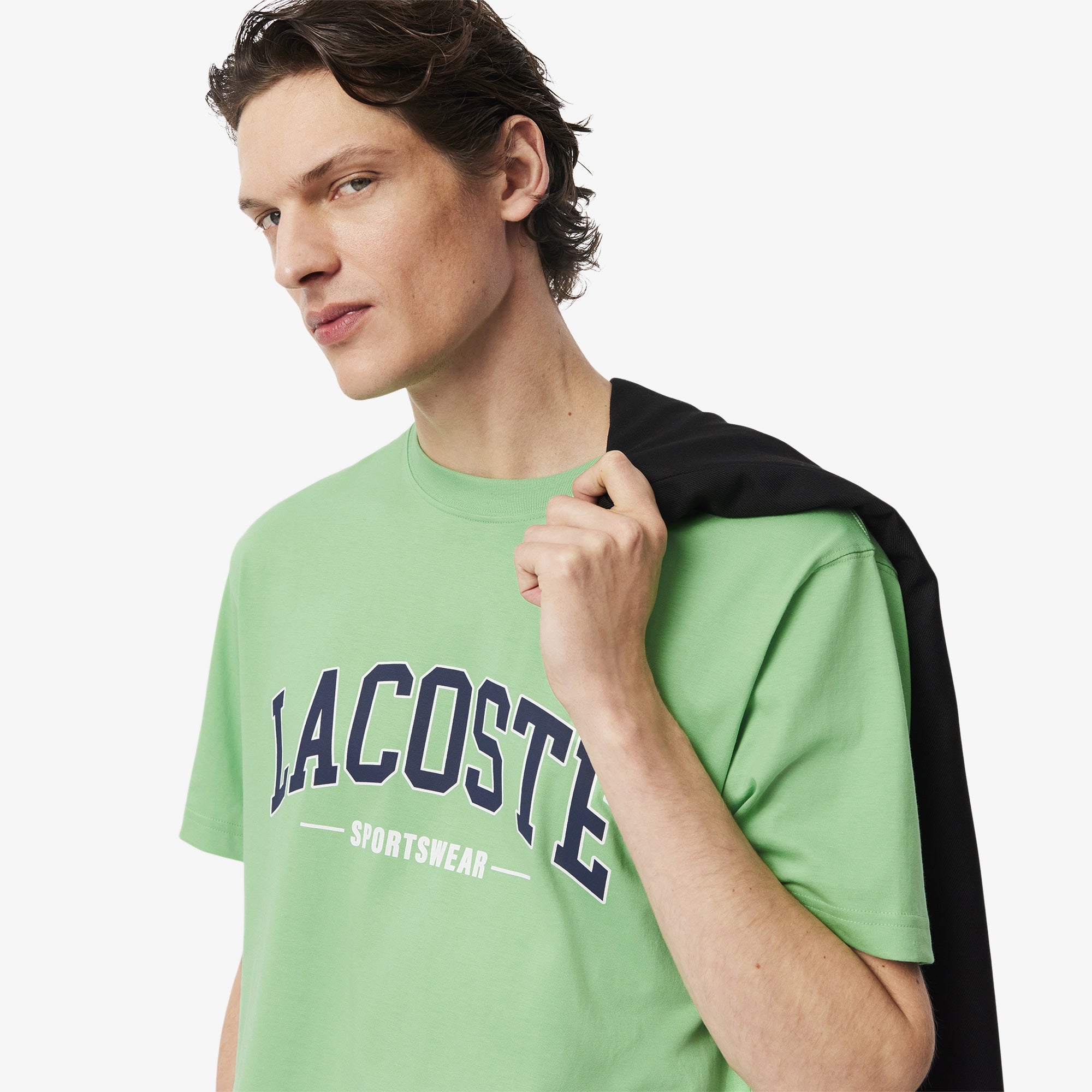 Lacoste T Shirt Th6565 Green Verde_shot2