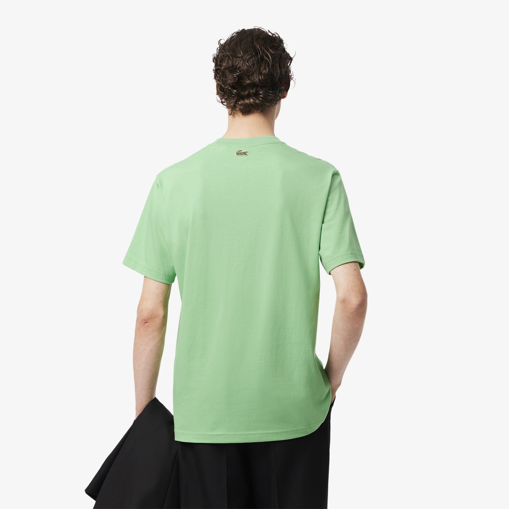 Lacoste T Shirt Th6565 Green Verde_shot3