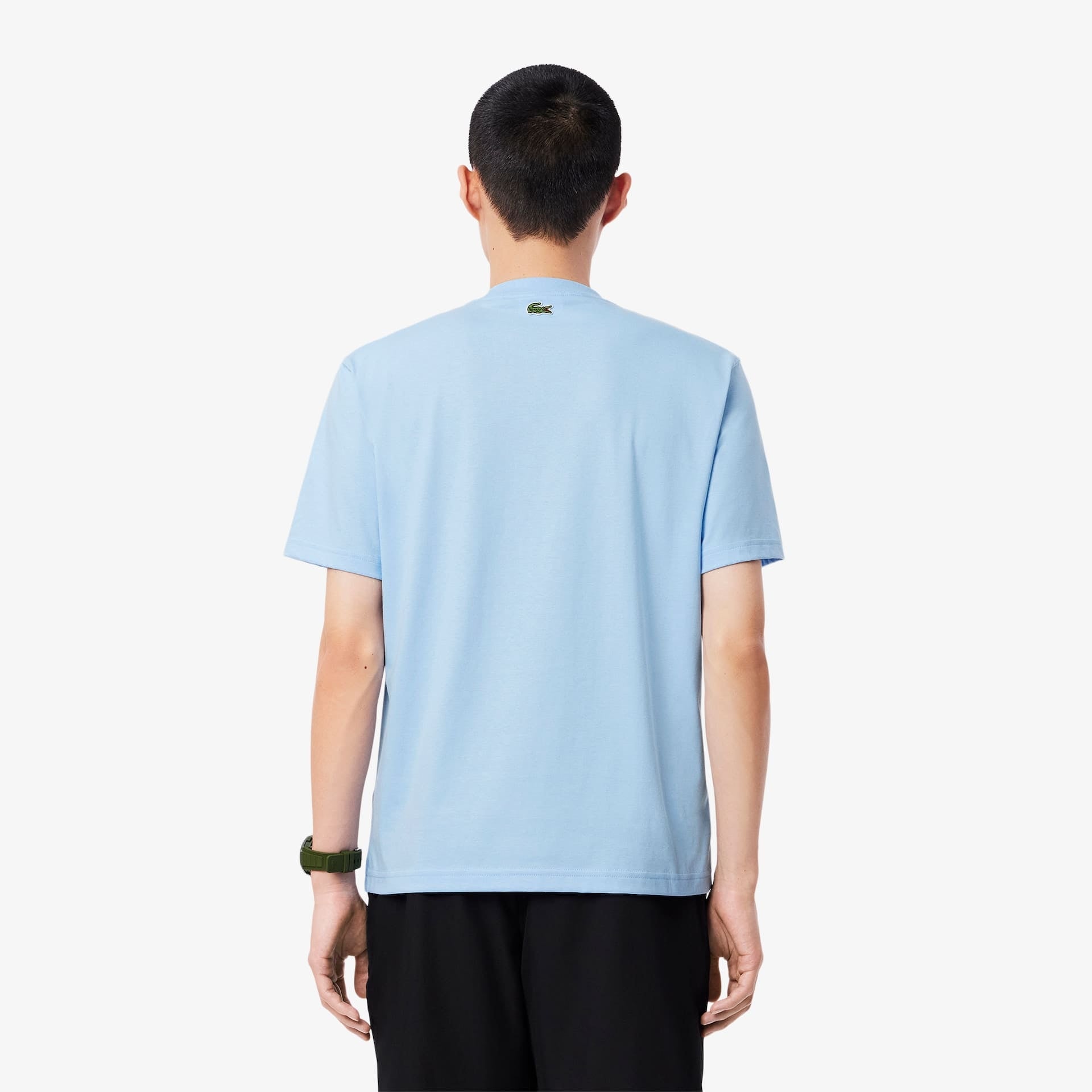 Lacoste T Shirt Th6565 Sky Azul_shot3