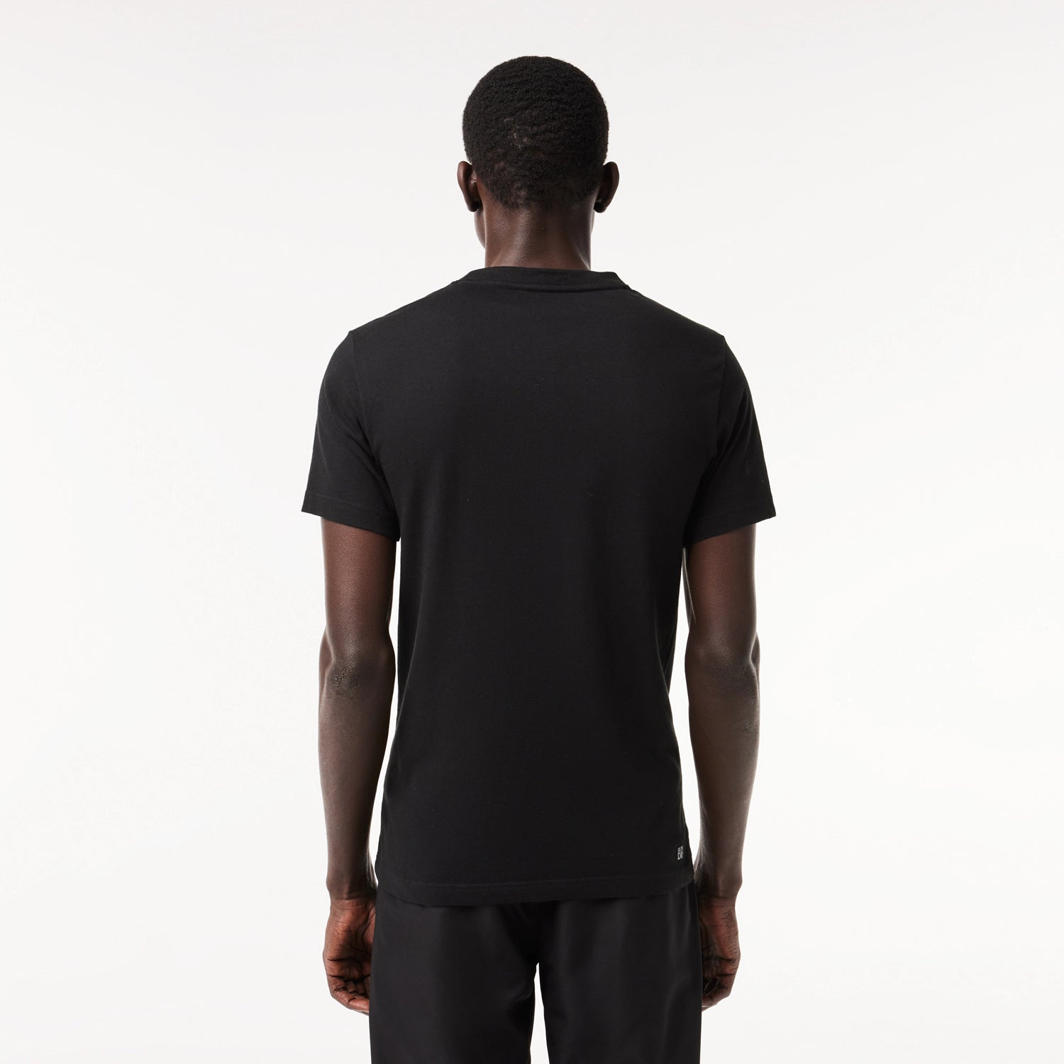 Lacoste T Shirt Th7505 Black Preto_shot3