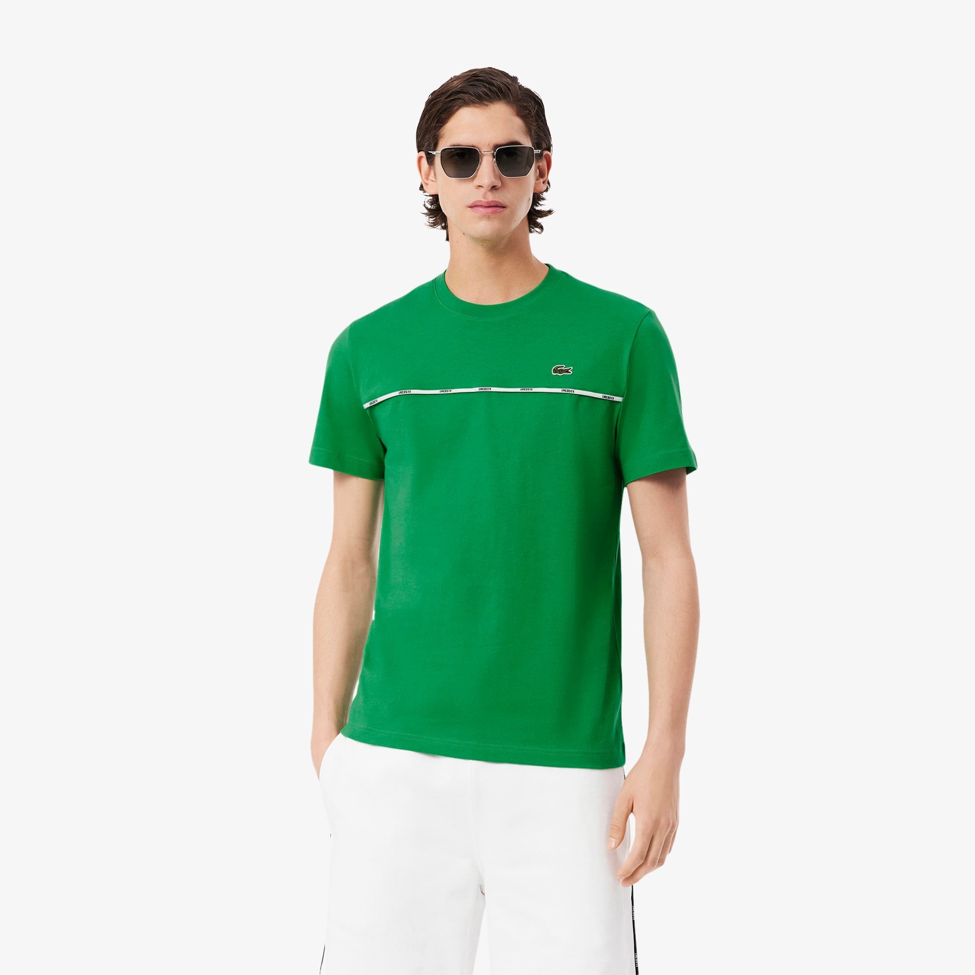Lacoste T Shirt Th9842 Green Verde_shot1