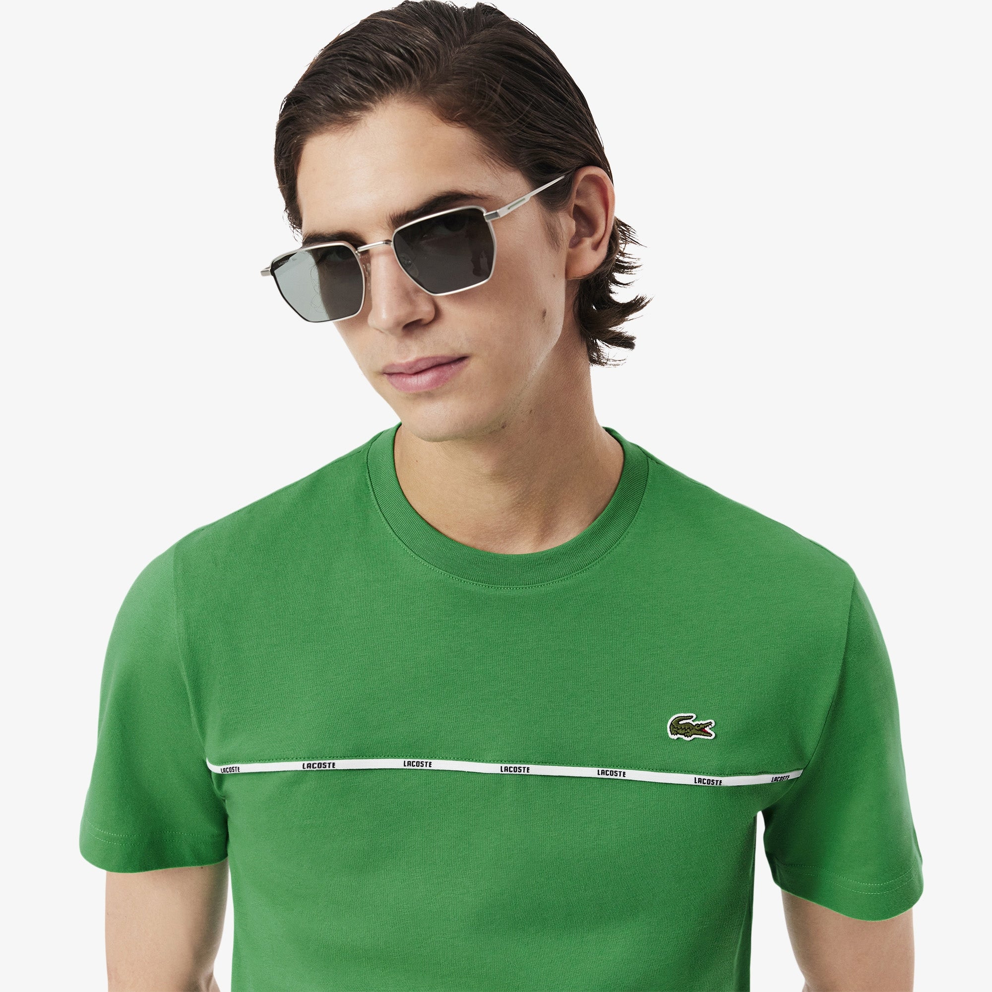 Lacoste T Shirt Th9842 Green Verde_shot2