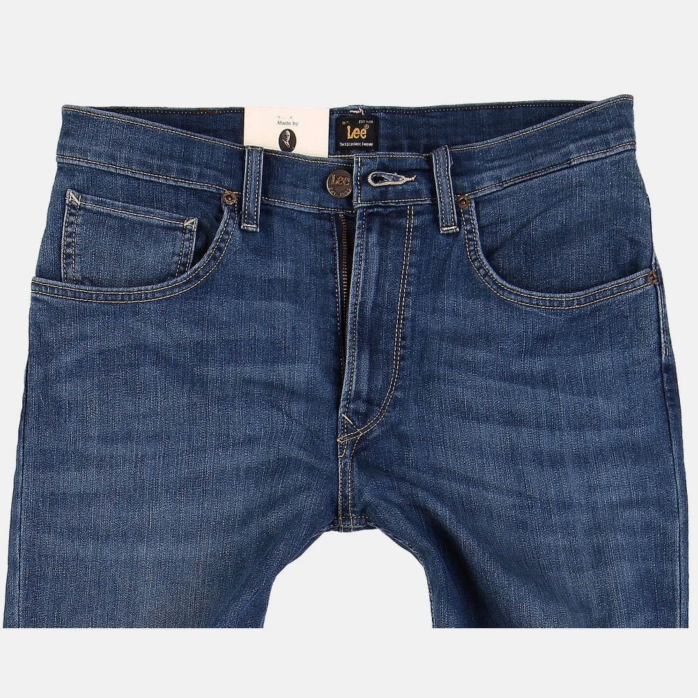 Lee Calças Trousers El452aavo Denim Denim Shot5