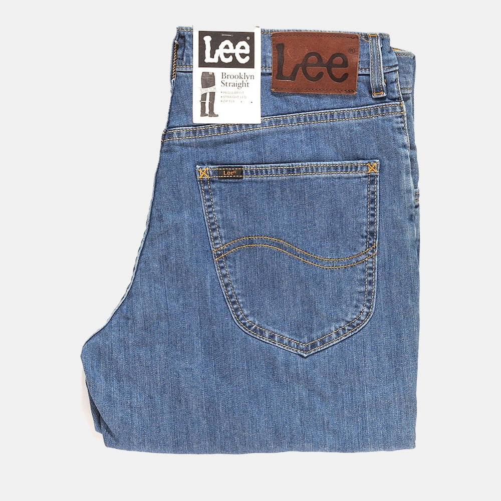 Lee Calças Trousers El452bh44 Denim Denim Shot4