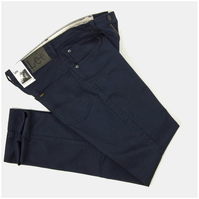 Lee Calças Trousers El452jr84 Navy Navy Shot2