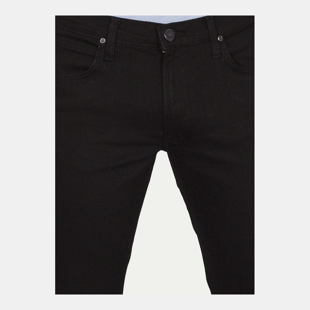 Lee Calças Trousers El707pc47 All Black Preto Preto Shot12