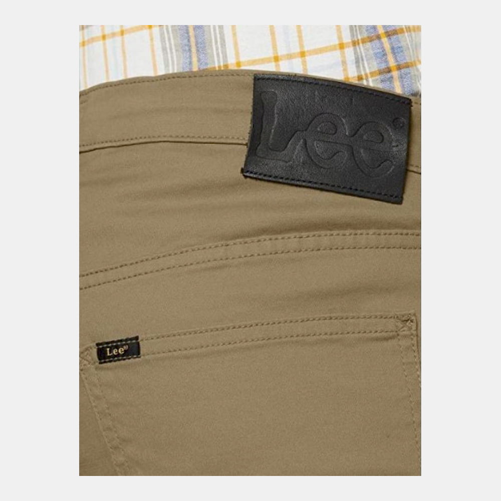 Lee Calças Trousers El707pp Green Verde Shot2