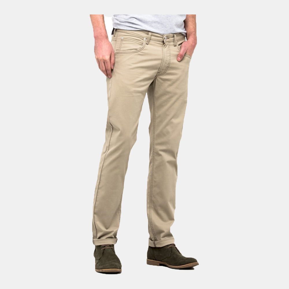Lee Calças Trousers El707sxxx Beige Beige Shot10