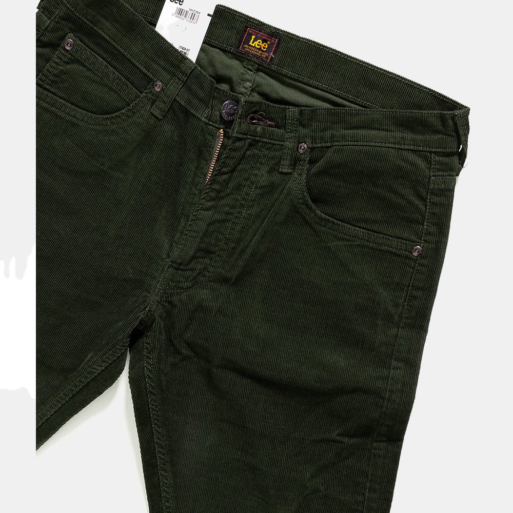 Lee Calças Trousers El707wj15 Green Verde Shot2