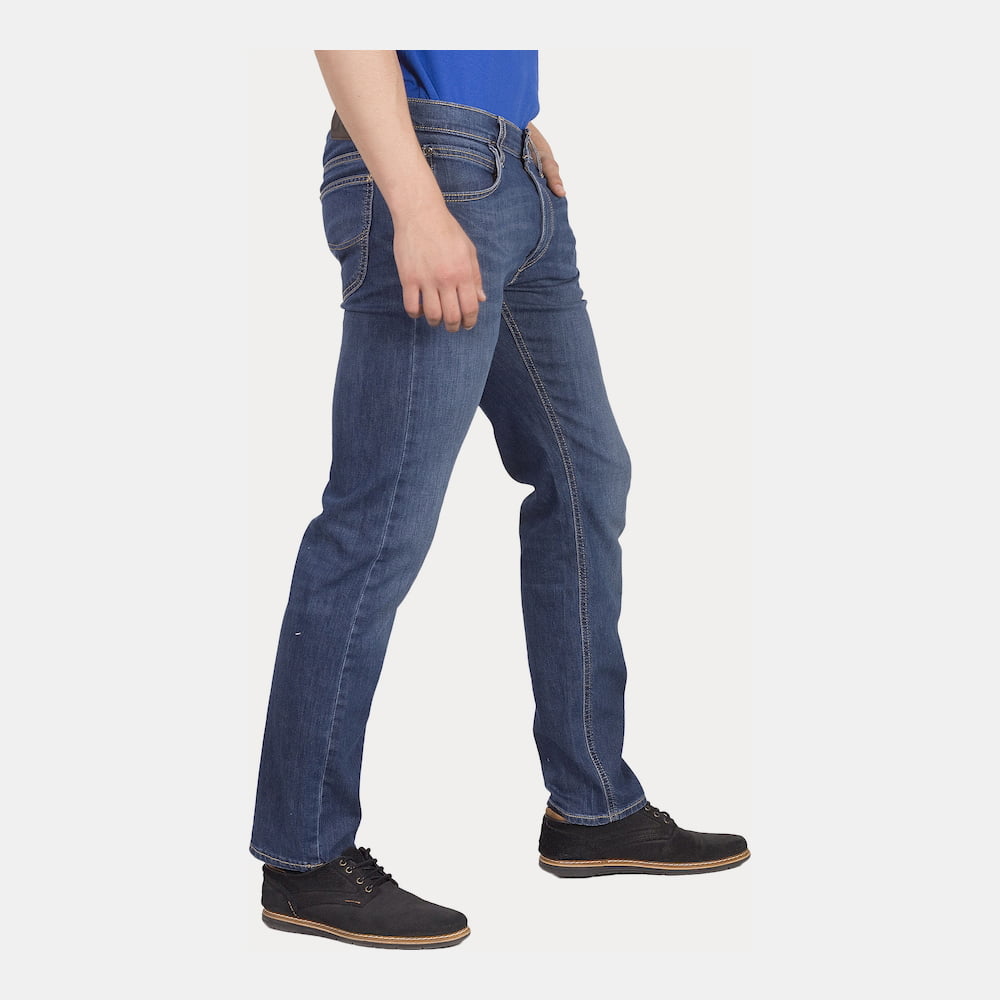 Lee Calças Trousers El707zluy Med.blue Azul Shot2