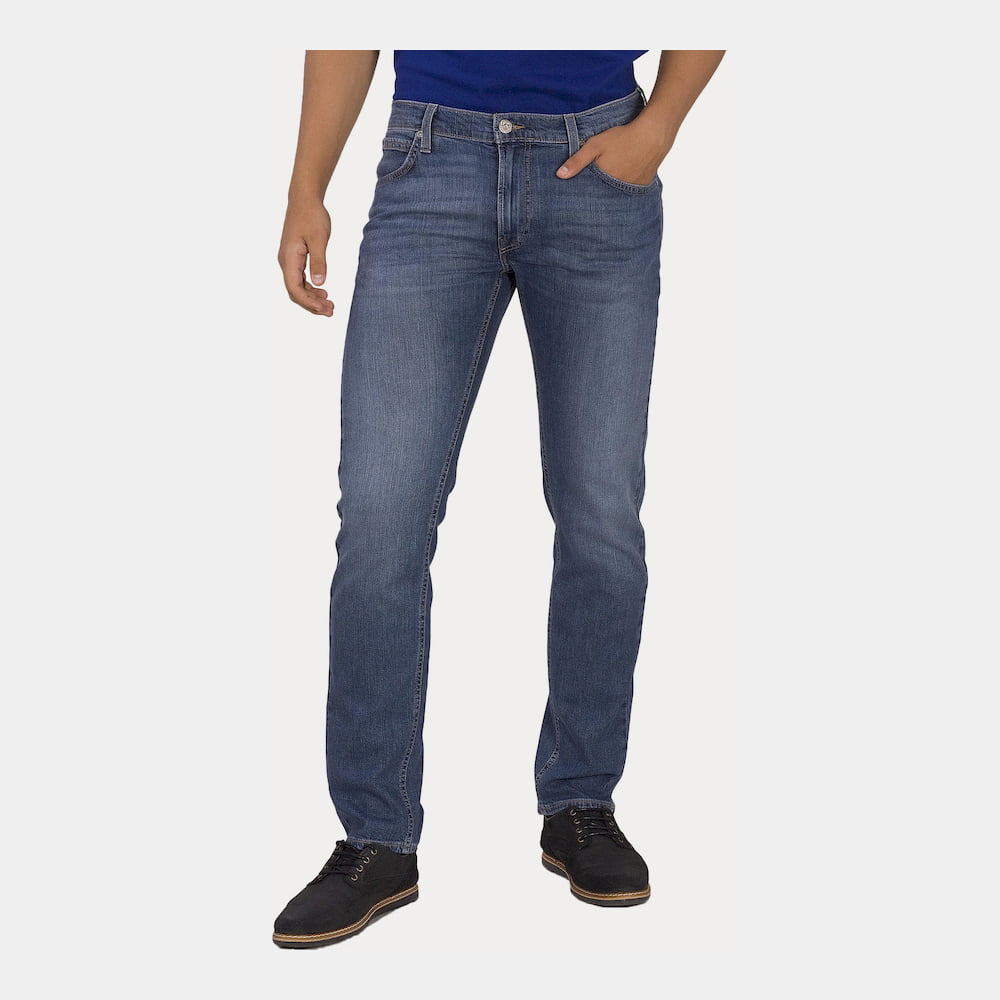 Lee Calças Trousers El707zlvp Denim Denim Shot10