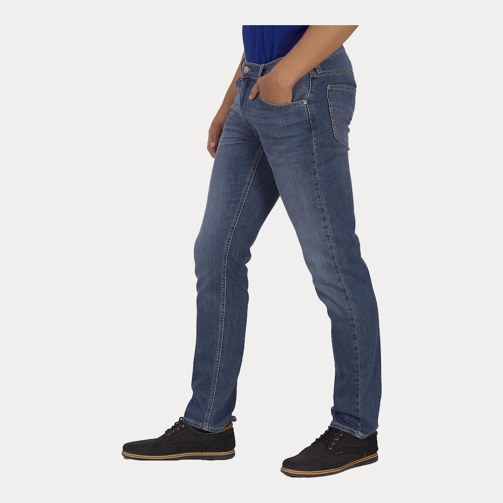 Lee Calças Trousers El707zlvp Denim Denim Shot2