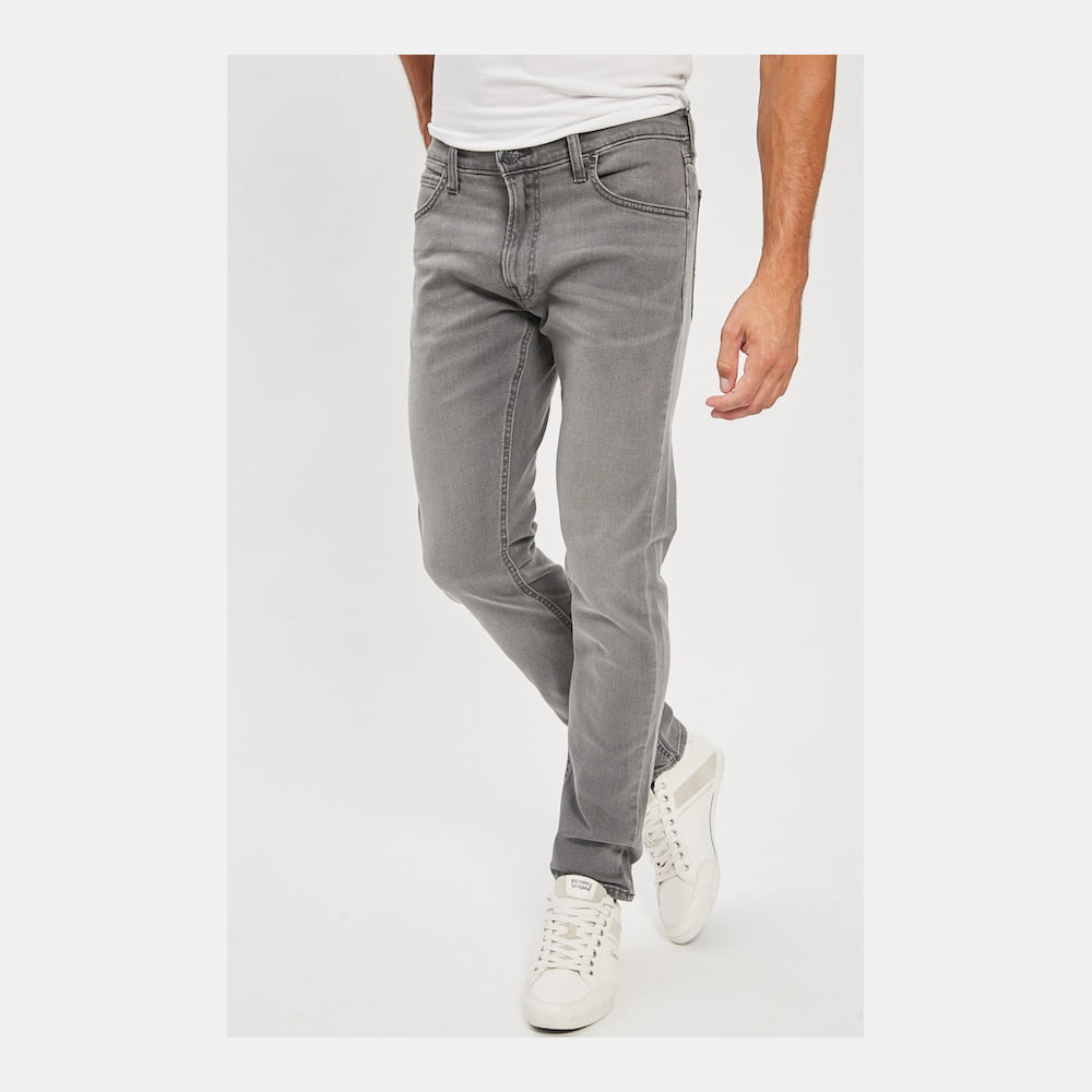 Lee Calças Trousers El719pcba Grey Cinza Shot2