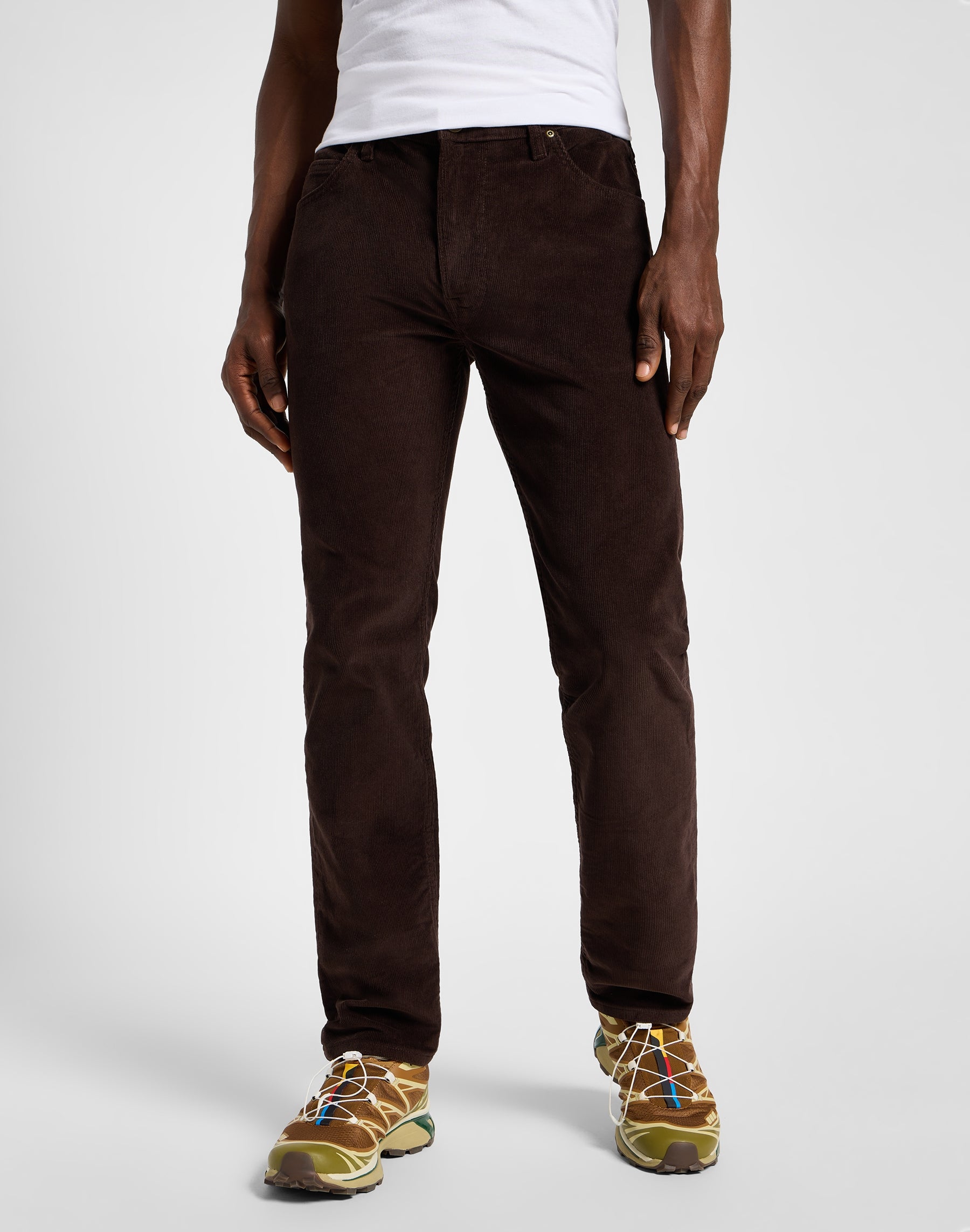 Lee Calcas Trousers E Rider 112355 Brown Castanho_shot5