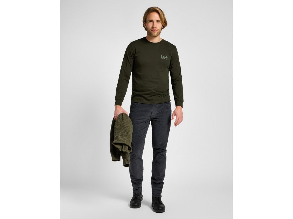 Lee Calcas Trousers E Rider 112355 Dk.grey Cinza Escuro_shot4