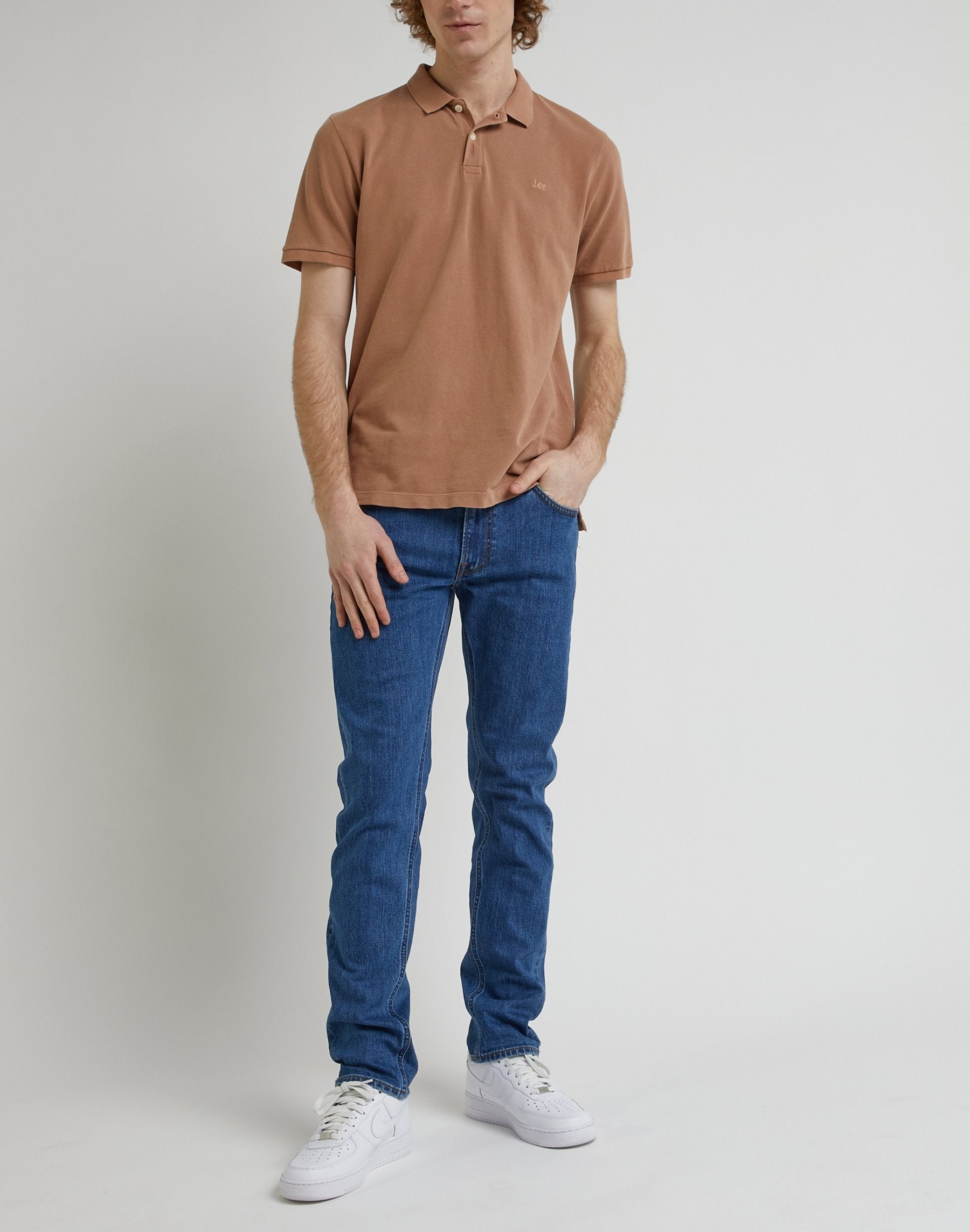 Lee Calcas Trousers El707knd14 Med. Wash Medium Wash_shot3