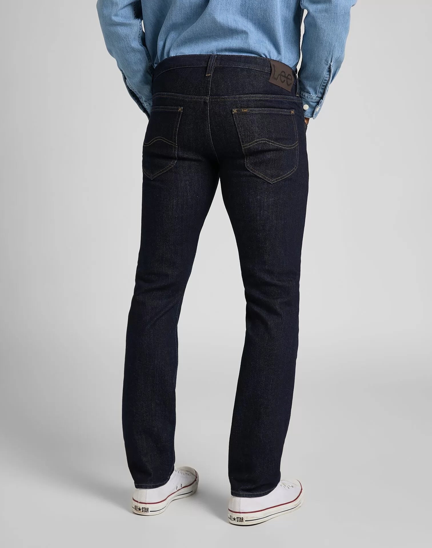 Lee Calcas Trousers El707px36 Dark Wash Dark Wash_shot3