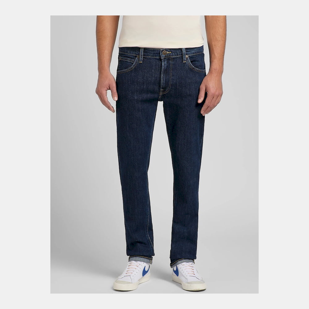 Lee Calcas Trousers El707pxxd Mid Dark W Mid Dark Wash Shot1