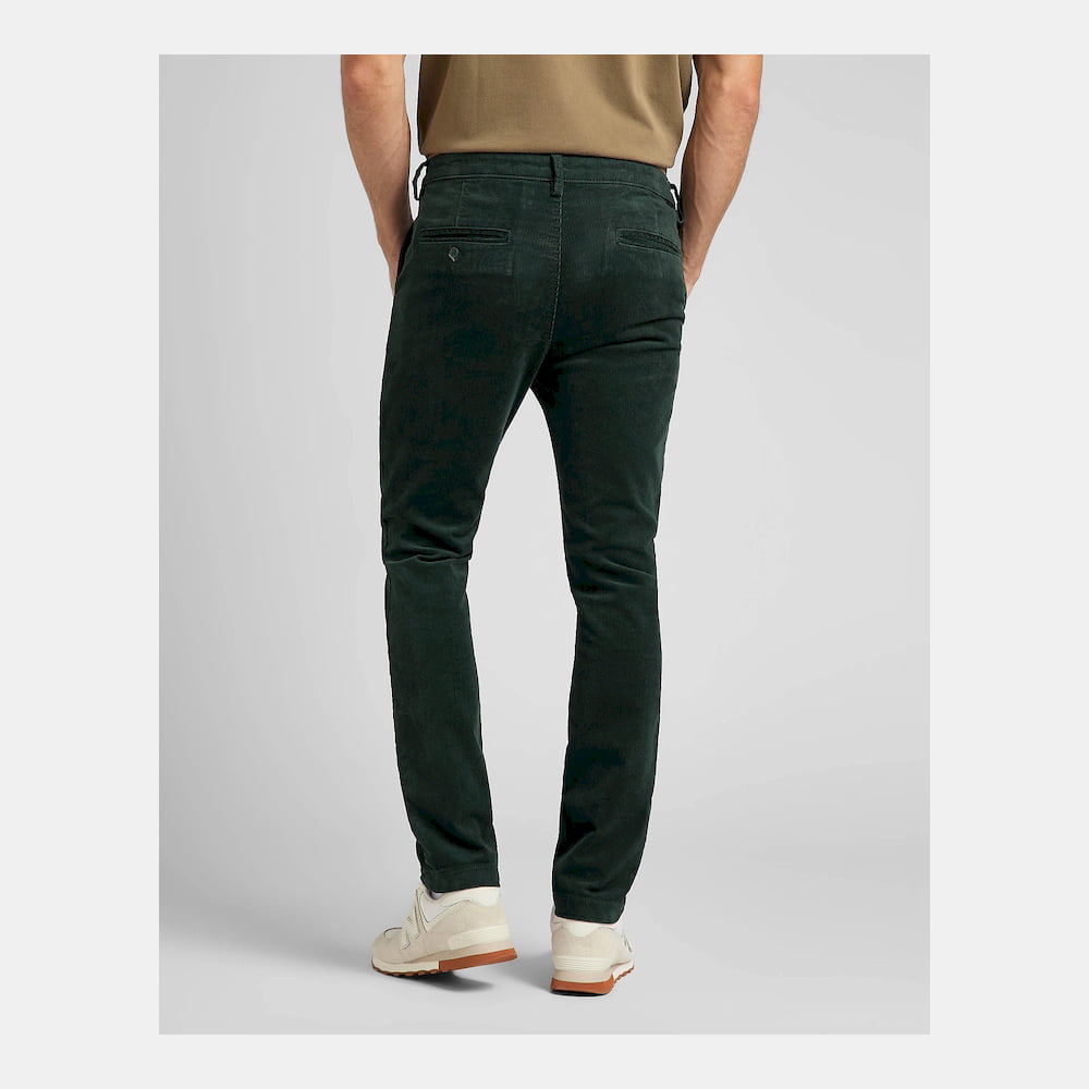 Lee Calcas Trousers El71lax Green Moss Verde Moss Shot2