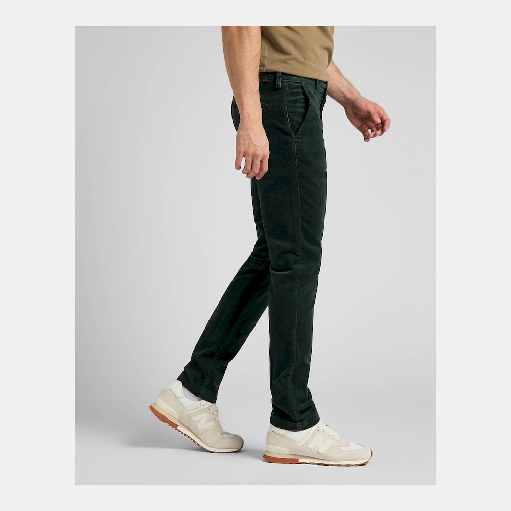 Lee Calcas Trousers El71lax Green Moss Verde Moss Shot4