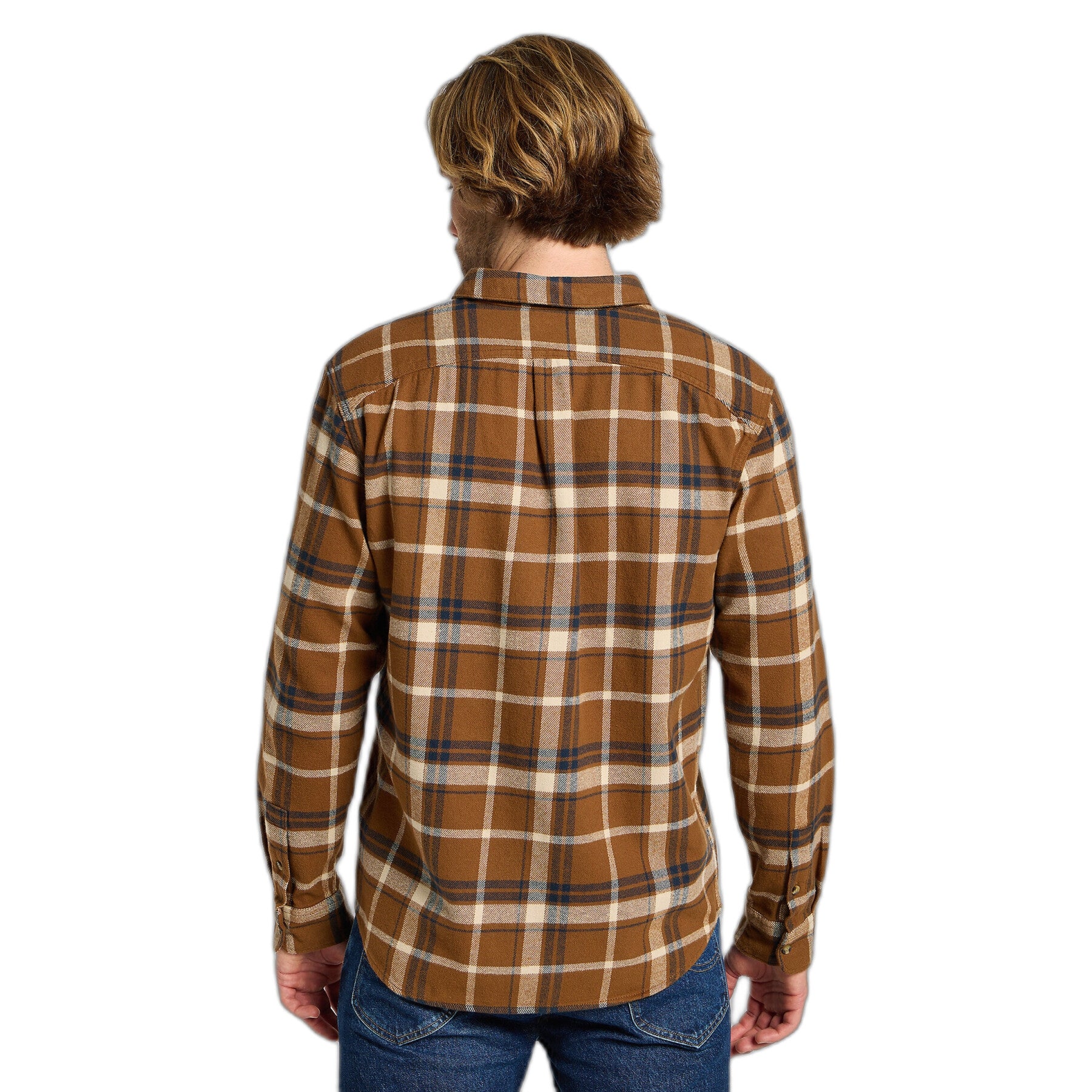 Lee Camisa  Shirt Eriveted Brown Castanho_shot2