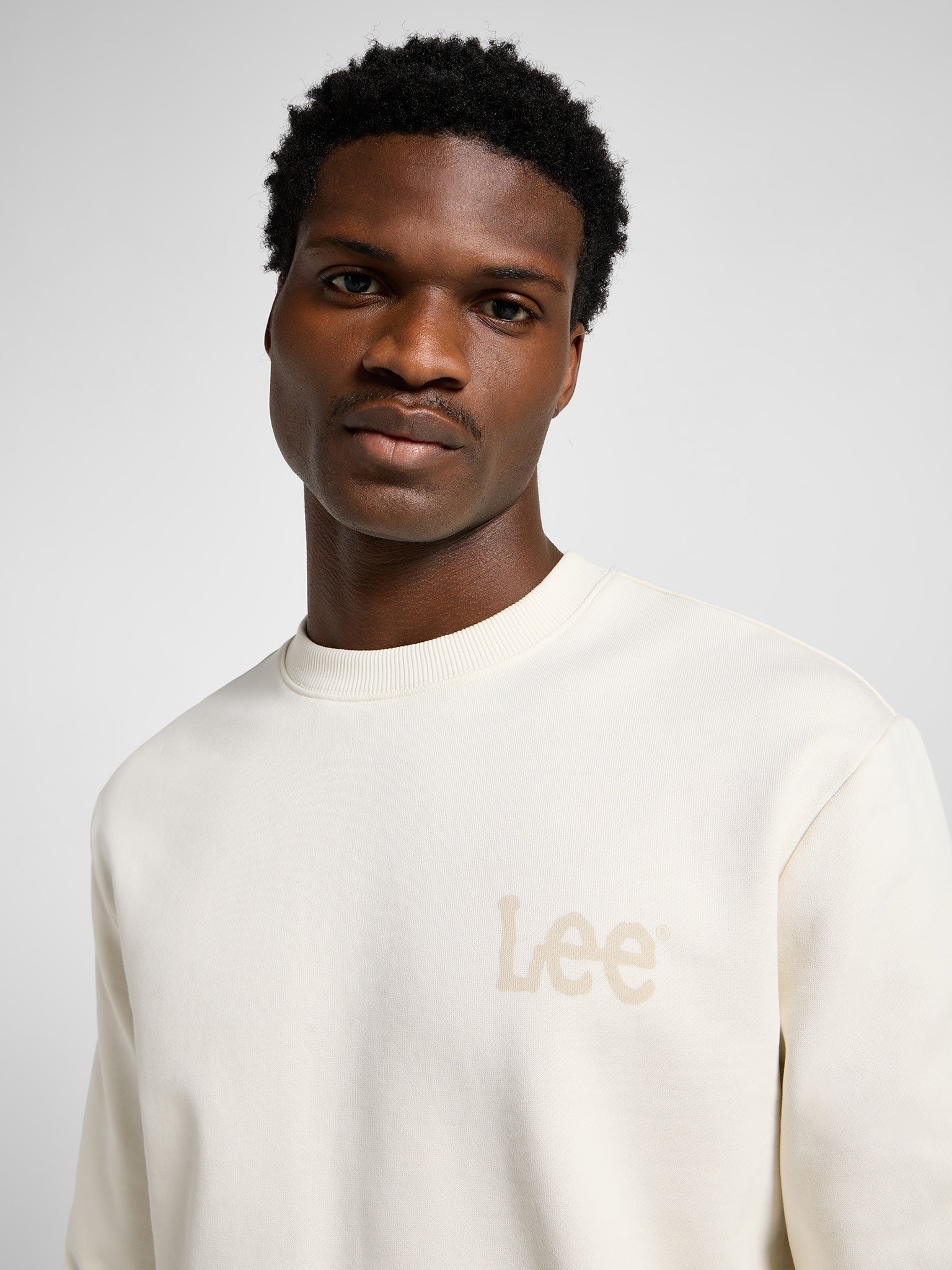 Lee Camisola Sweat E Wobbly Ecru Ecru_shot3