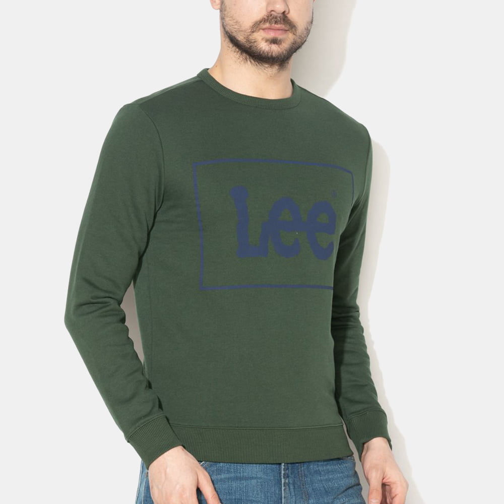 Lee Camisola Sweat El80qfbd Green Verde Shot3