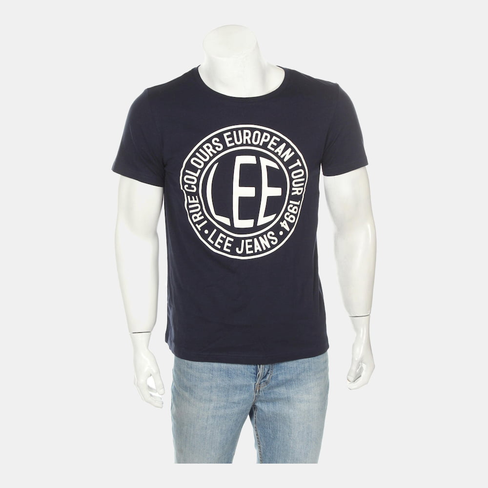 Lee T Shirt El62hbcdb Navy Navy Shot2