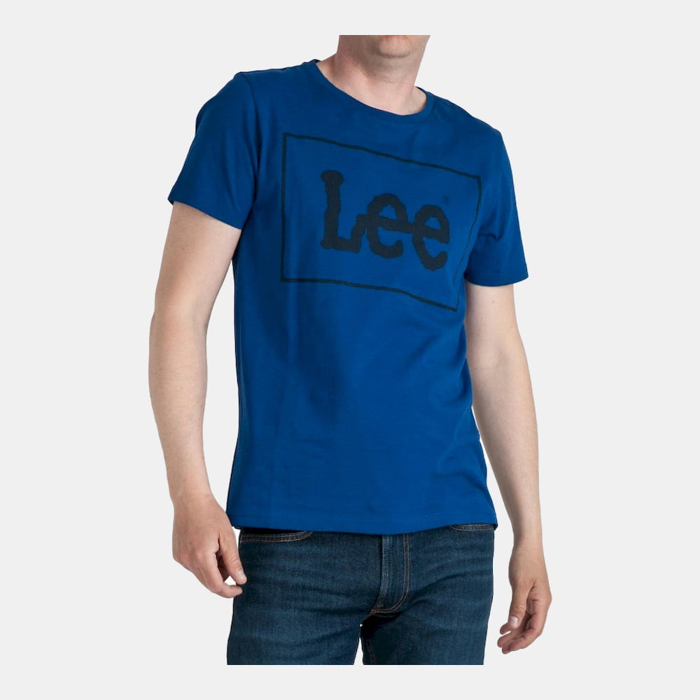 Lee T Shirt El62zbcdi Royal Blue Azul Royal Shot2