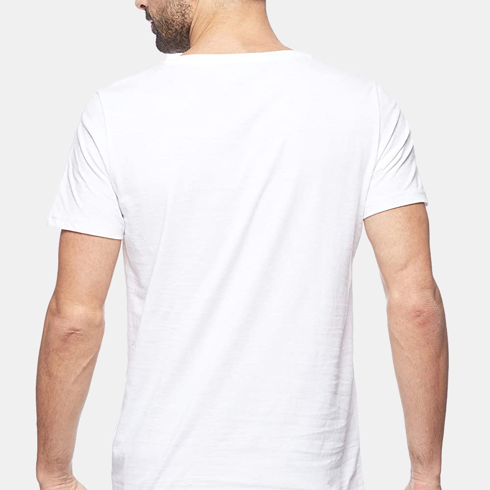 Lee T Shirt El65rbc White Branco Shot3