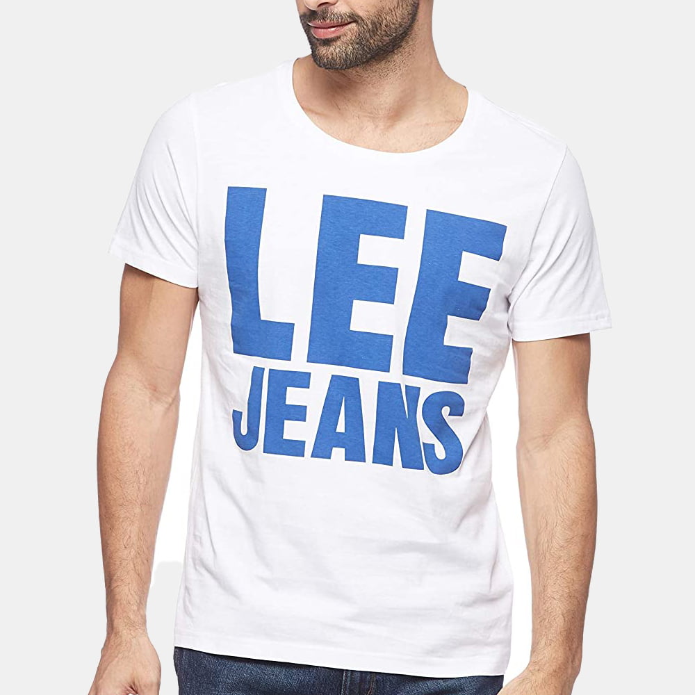 Lee T Shirt El65rbc White Branco Shot5