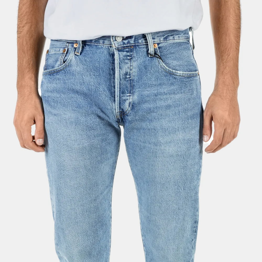 Levis Calças Trousers 00501 3108 Lt.denim Light Denim Shot6