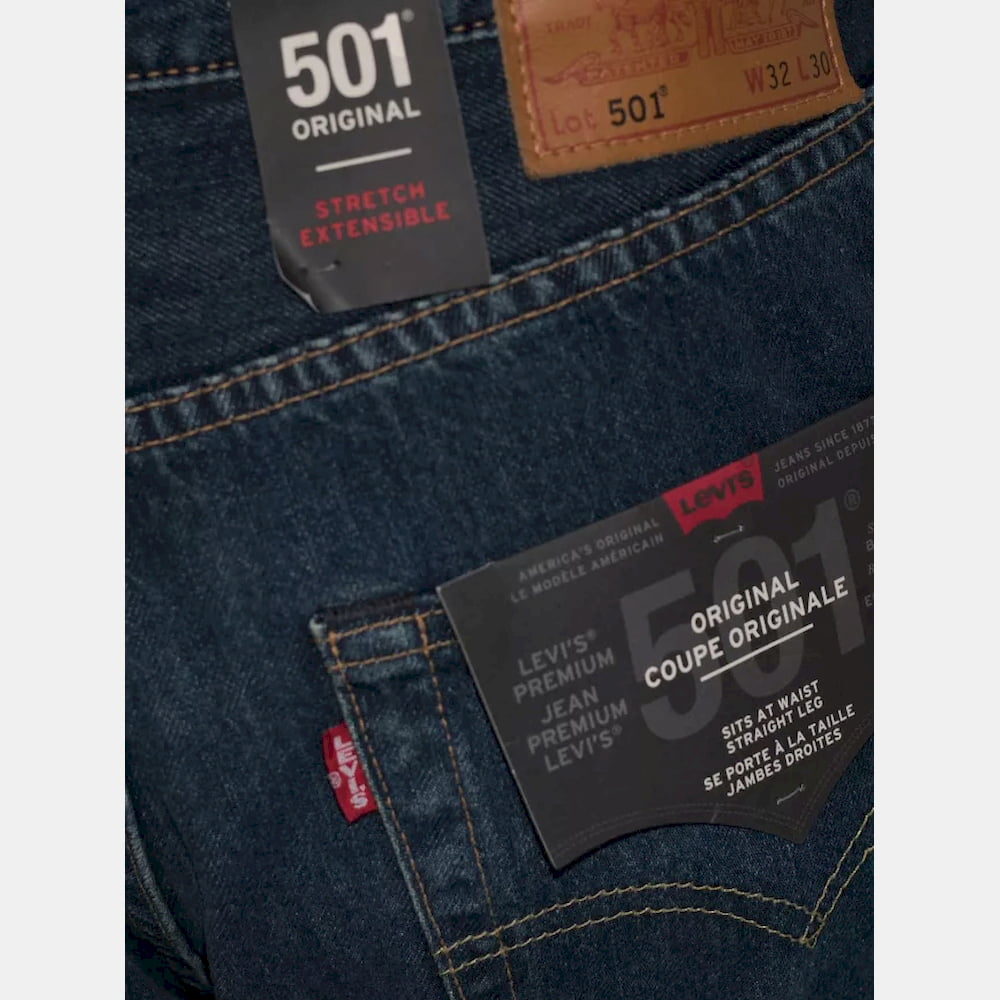Levis Calças Trousers 5012698 Denim Denim Shot9