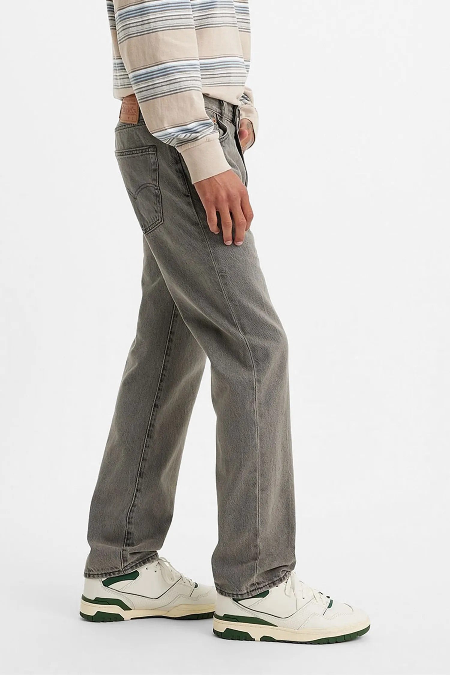 Levis Calcas Trousers 00501 3496 Denim Grey Denim Cinza_shot4