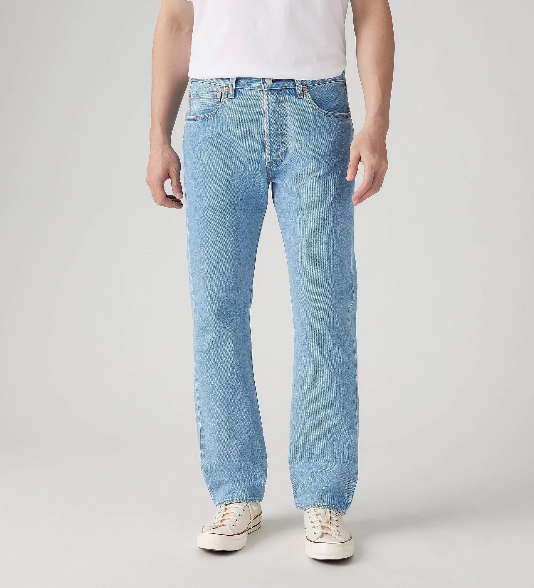 Levis Calcas Trousers 00501 3708 Light Wash Light Wash_shot3