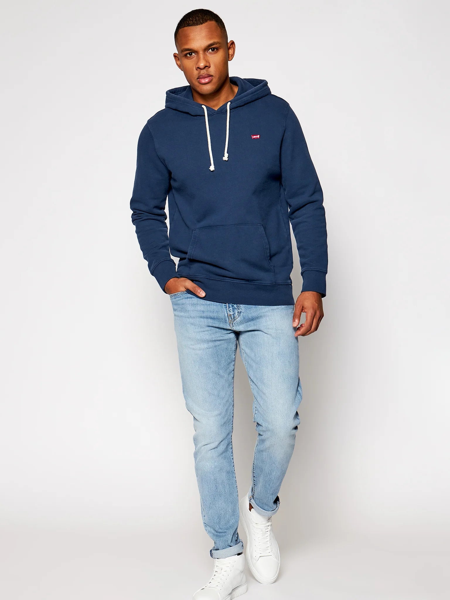 Levis Camisola Hoodie 34581 000x Navy Navy_shot5