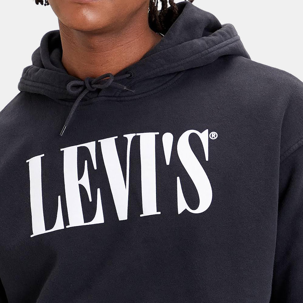 Levis Camisola Hoodie 38479 001x Black Preto Shot7
