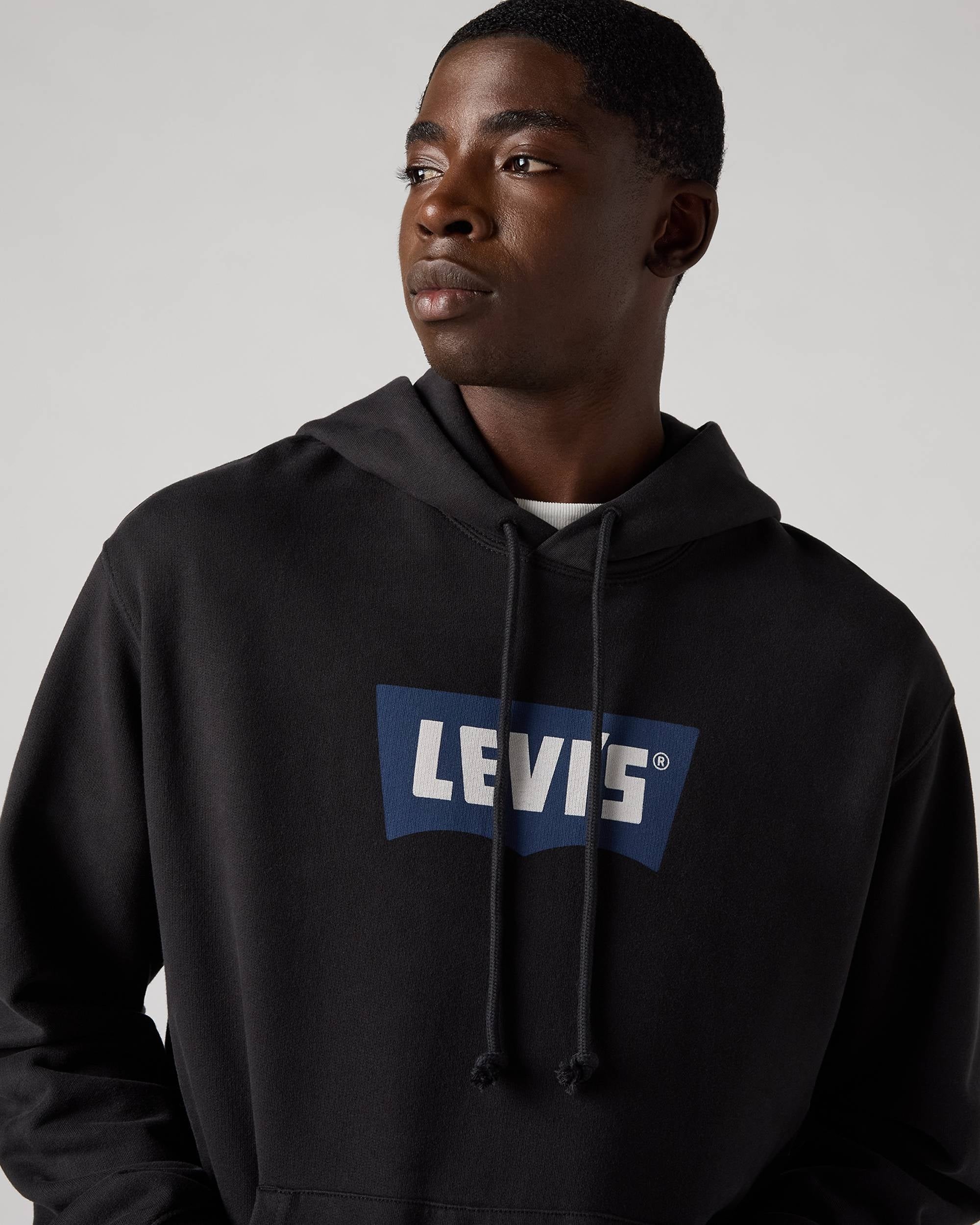 Levis Camisola Hoodie A7386 0019 Black Preto_shot2