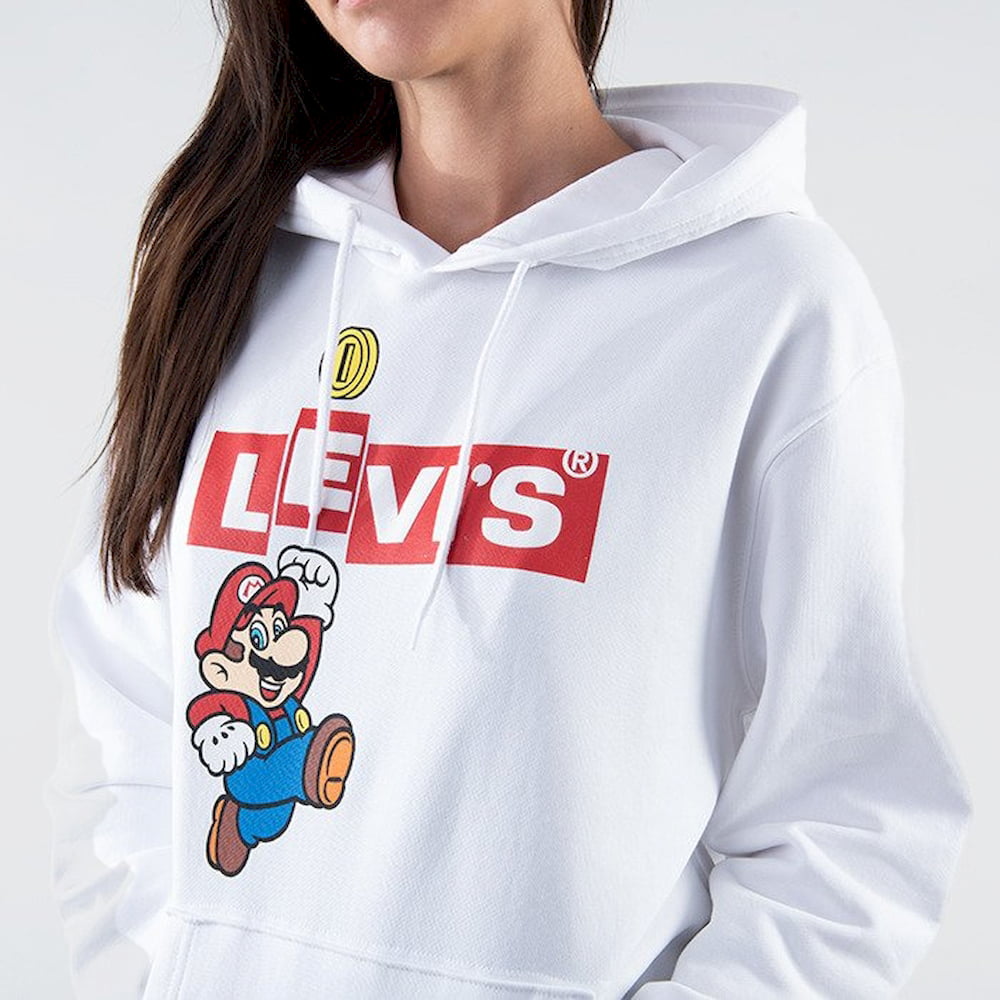 Levis Camisola Sweat 19491 0113 White Branco Shot4