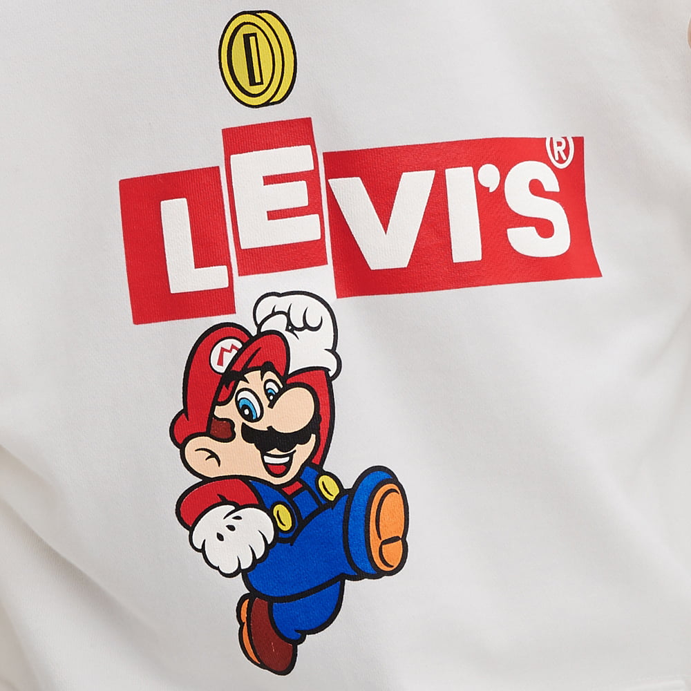 Levis Camisola Sweat 19491 0113 White Branco Shot8