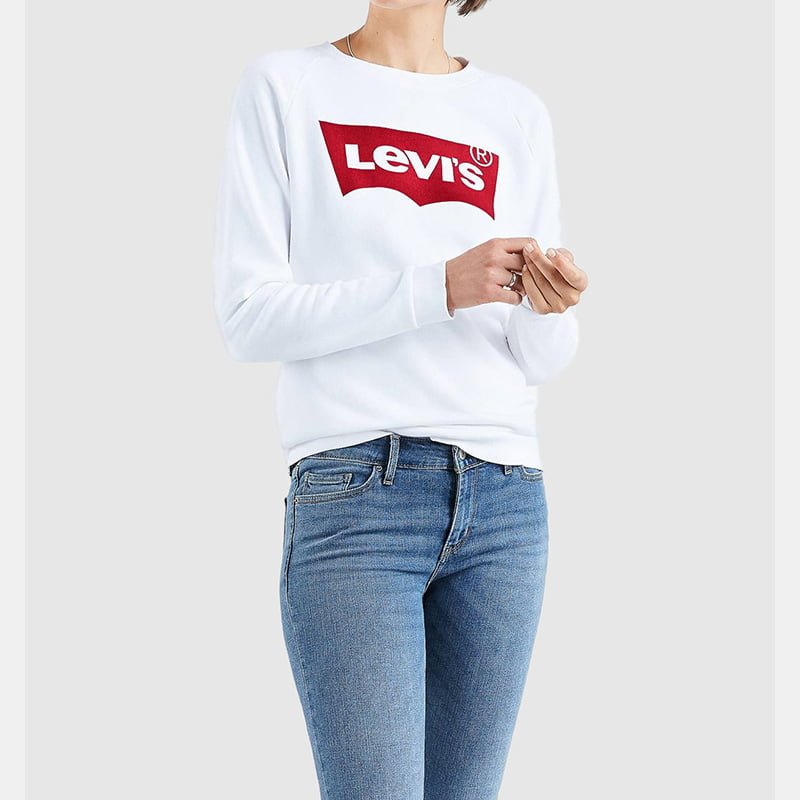 Levis Camisola Sweat 29717 001x White Branco Shot2