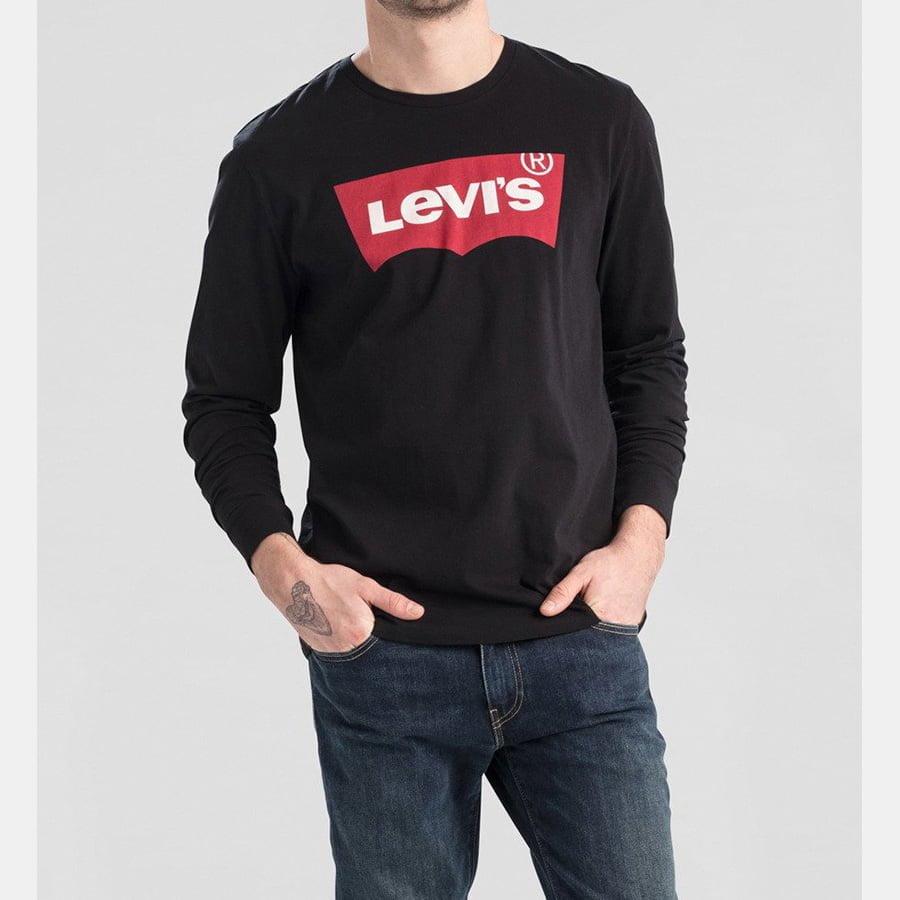 Levis Camisola Sweat 36015 0013 Black Preto Shot1