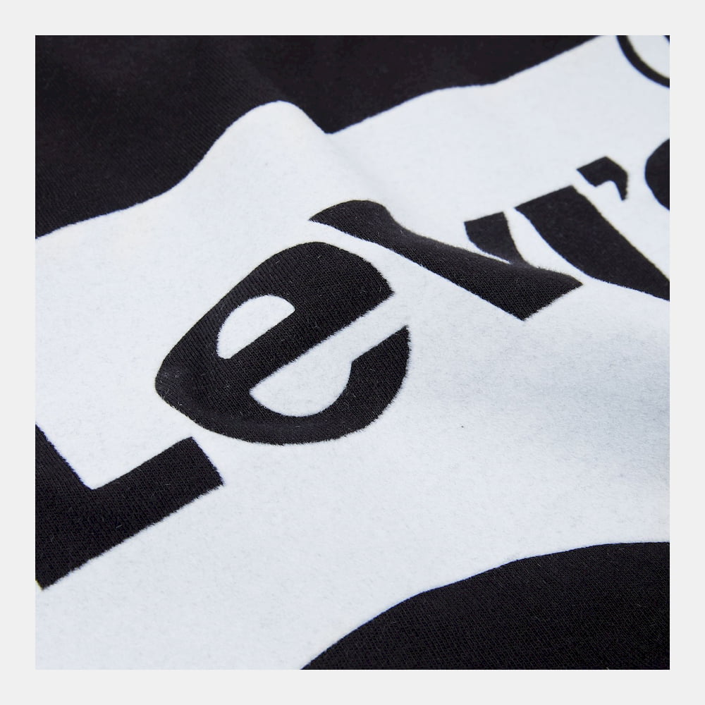 Levis T Shirt 22489 01xx Blk White Preto Branco Shot8