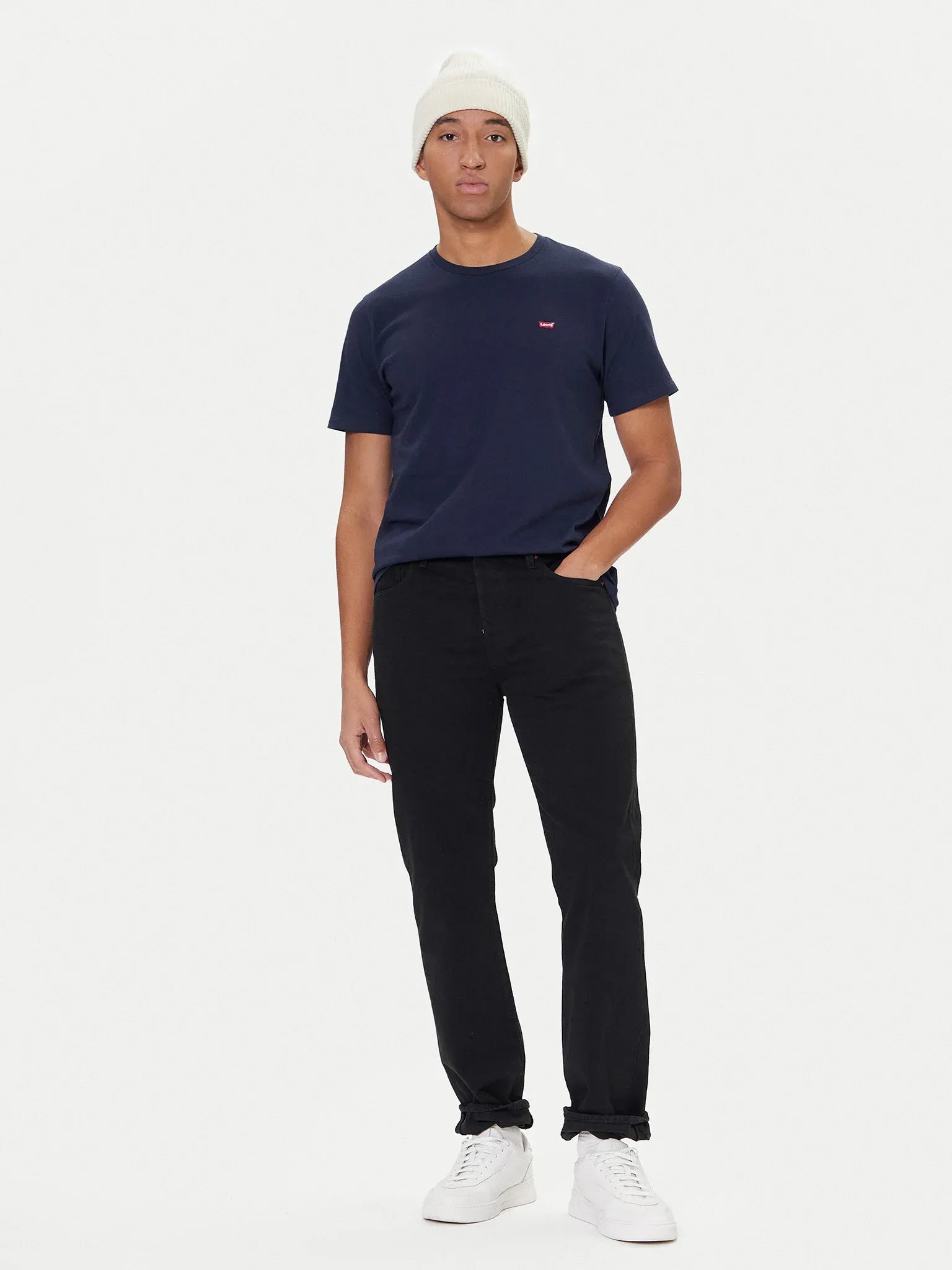 Levis T Shirt 56605 0017 Navy Navy_shot2