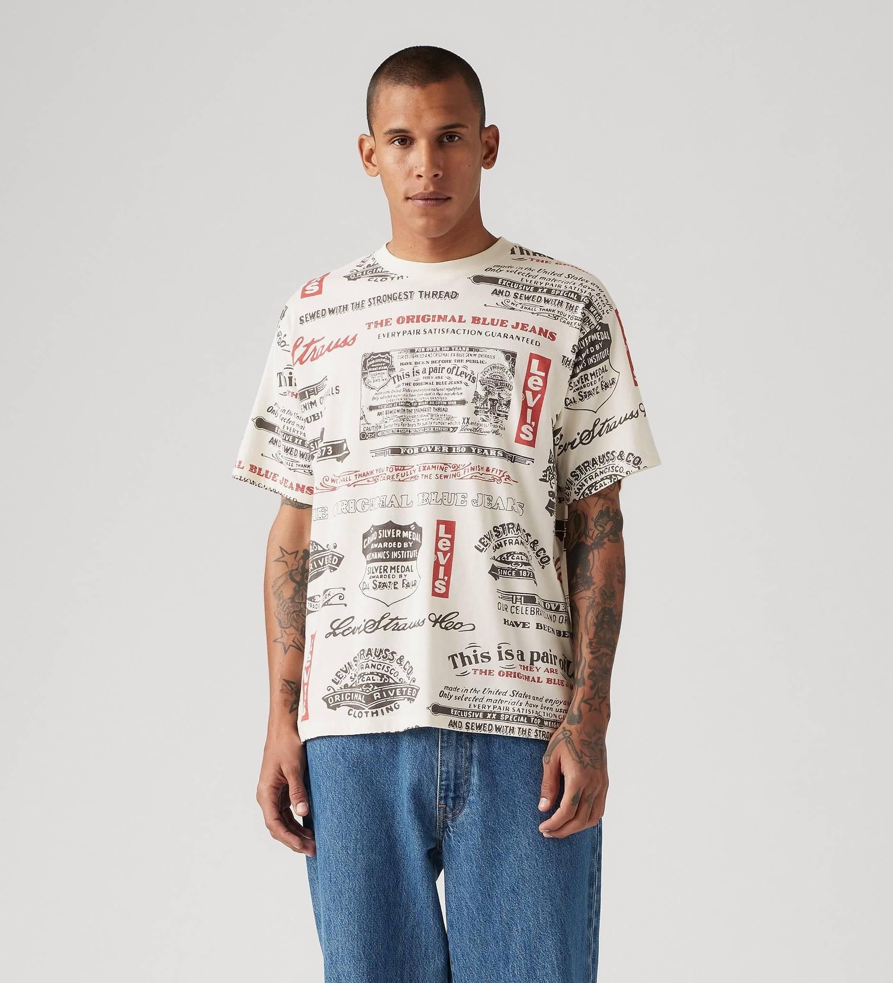 Levis T Shirt 87373 0349 White Mult Branco Multi_shot3