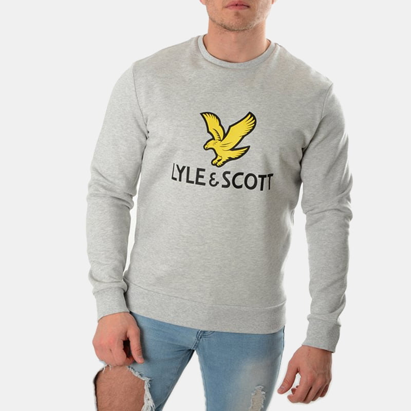 Lyle & Scott Camisola Sweat Ml1022v Grey Cinza Shot1