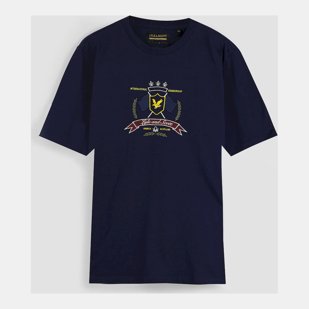 Lyle & Scott T Shirt Ts1233v Navy Navy Shot4