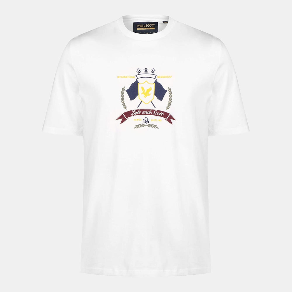 Lyle & Scott T Shirt Ts1233v White Branco Shot4